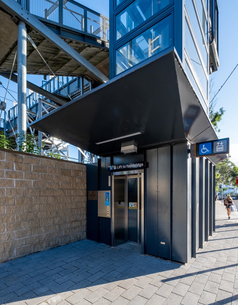 DesignInc Sydney - Hawkesbury River Station new lift