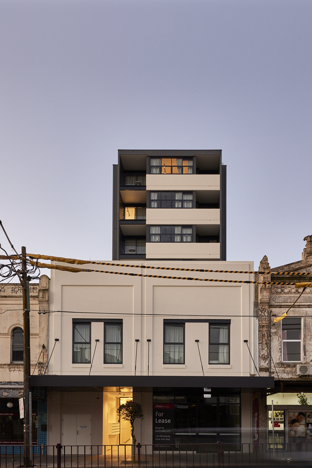Looking across Liverpool Road to the Ashfield Village Co-Living entry.