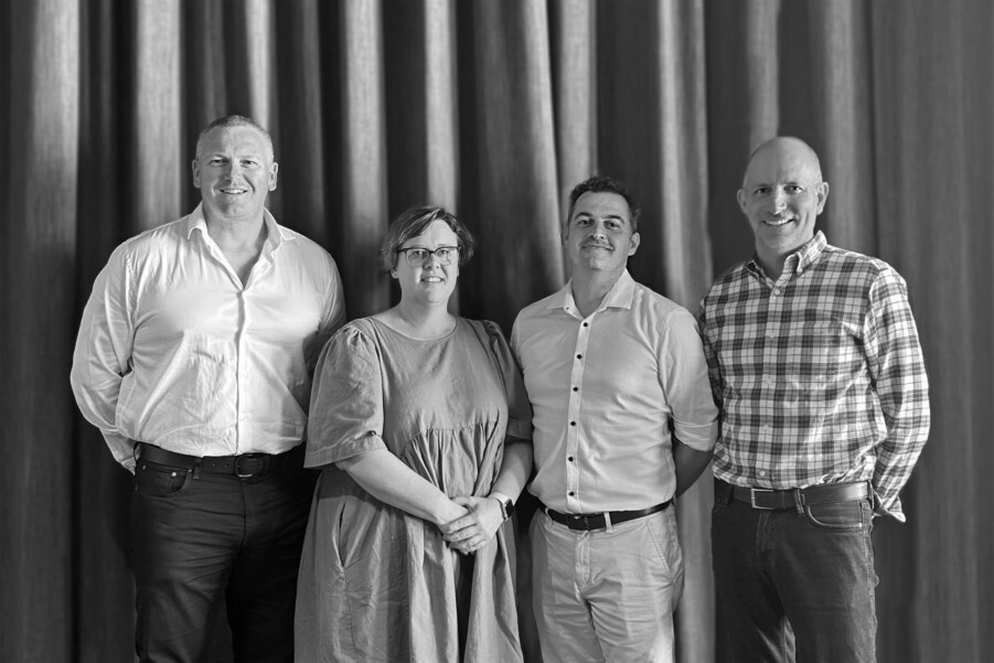DesignInc Adelaide directors, Ben Zoontjens, Sonya Montgomerie, Ben Luppino and Richard Stafford